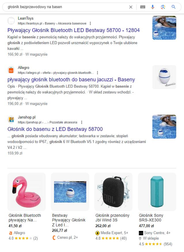 Źródło: Google Reklamy w Google
