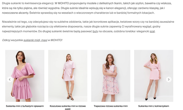 Sklep internetowy Mohito