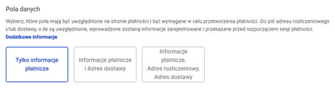 widok pól danych w ustawieniach hostowanej strony płatności w panelu akceptanta Elavon